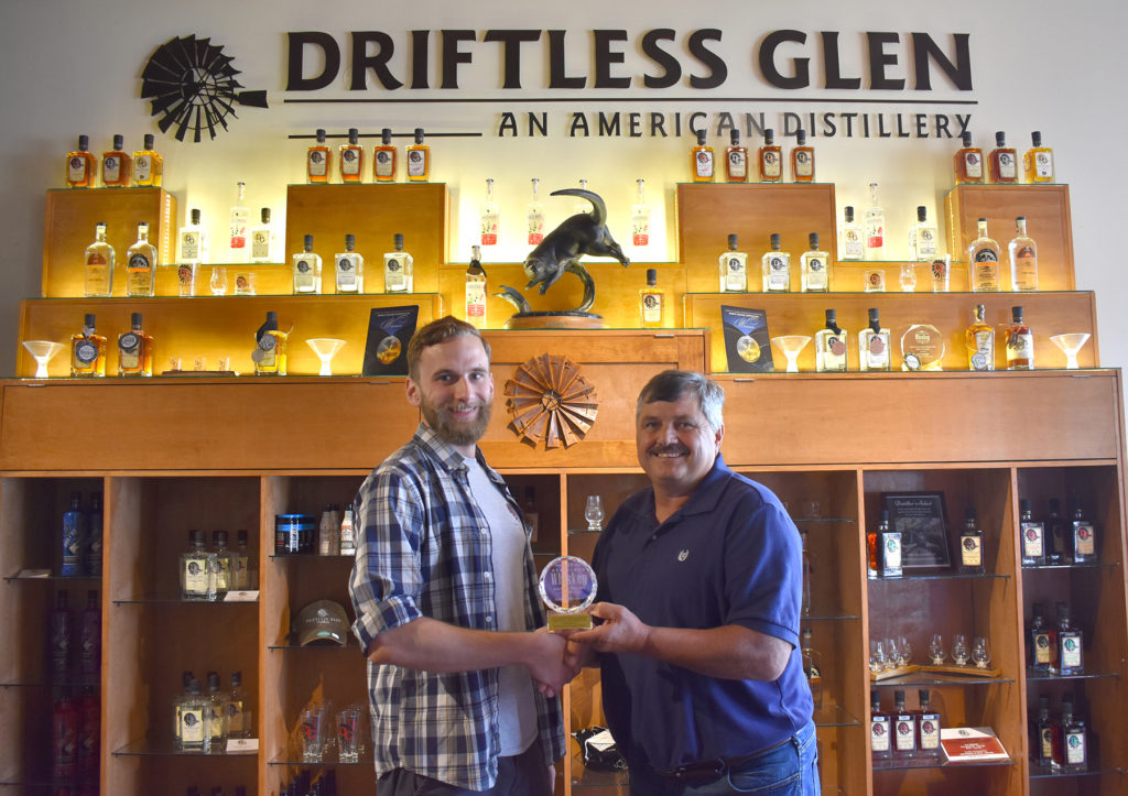 Driftless Glen Distillery receives Heartland Spirits Whiskey award from Wisconsin Corn Promotion Board