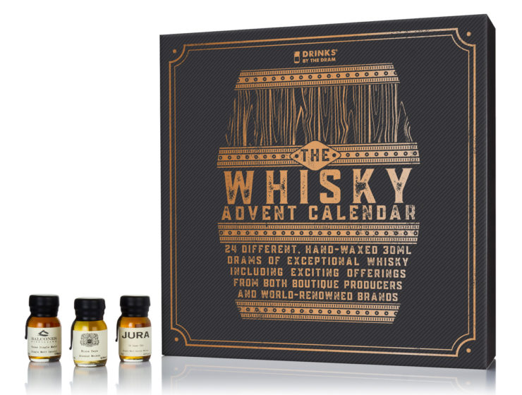 whiskey advent calendar holiday gift