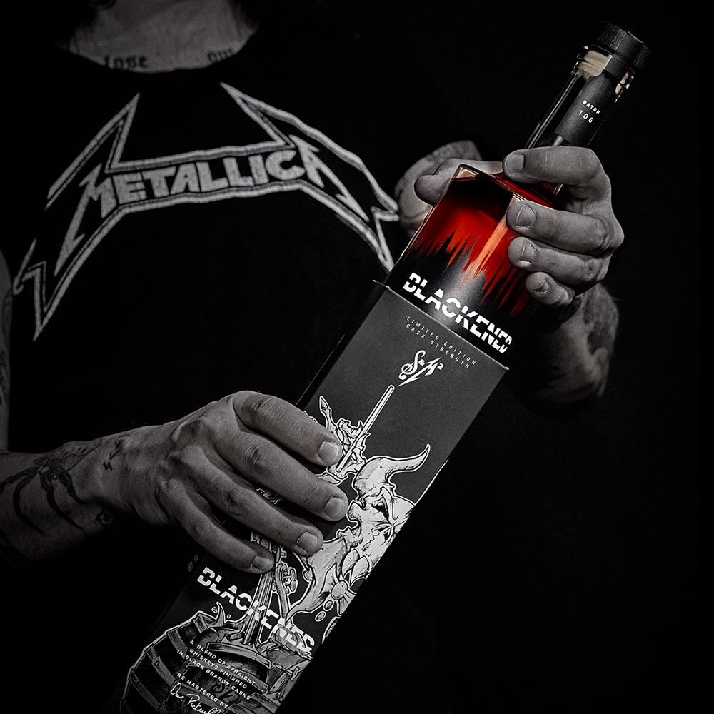 Metallica whiskey. Виски blackened.