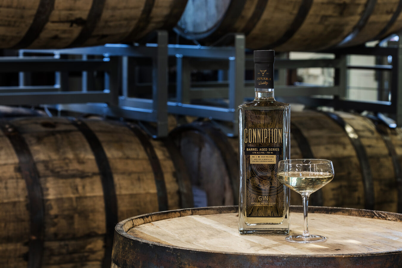 Durham Distillery Releases Conniption Barrel Aged Gin Series No. 1
