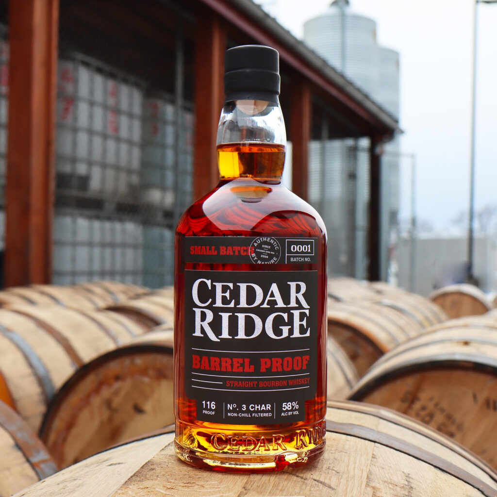 Cedar Ridge Releases Barrel Proof Straight Bourbon Whiskey Craft