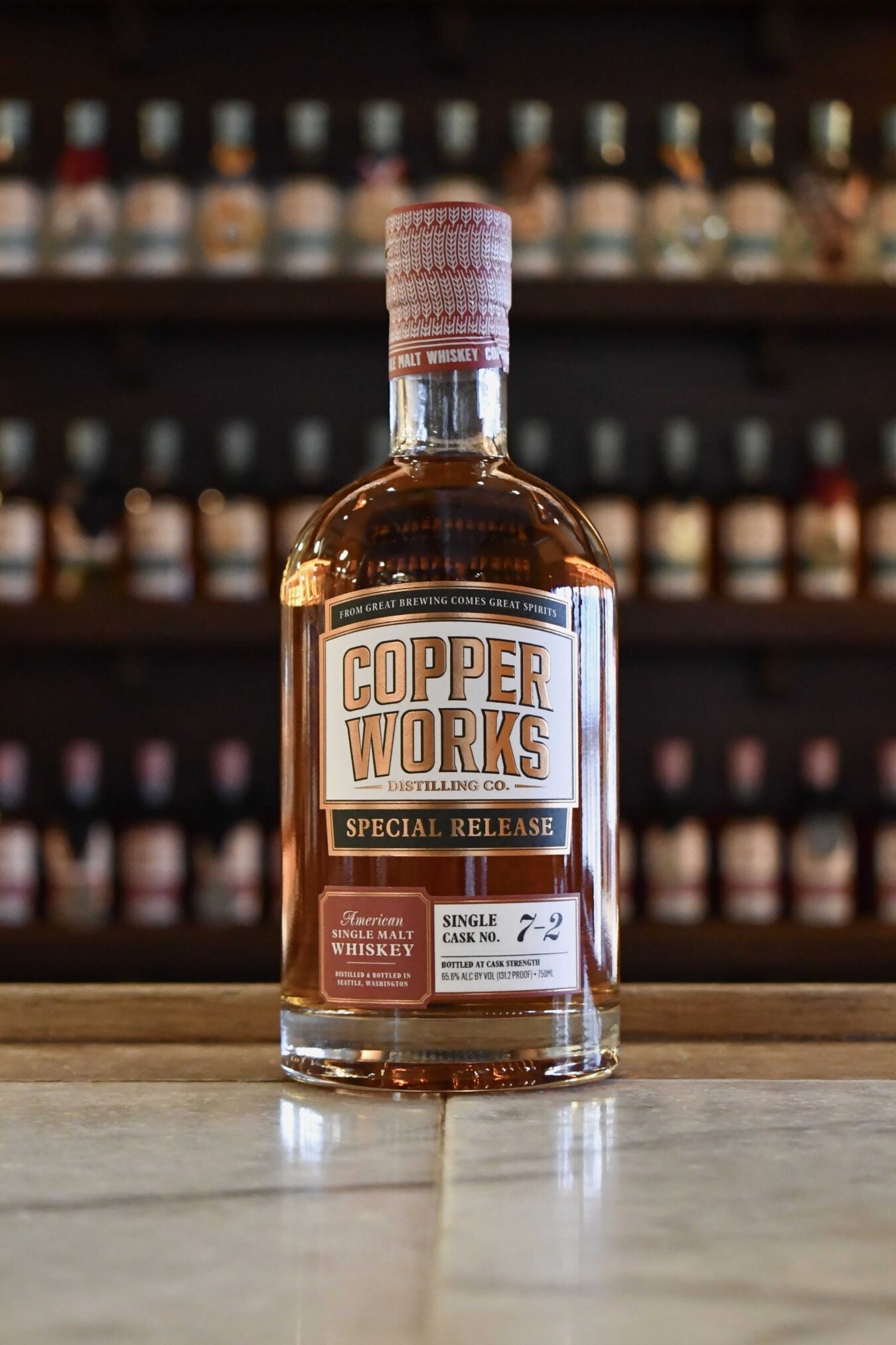 Copperworks Releases American Single Malt Whiskey Single Cask No. 72