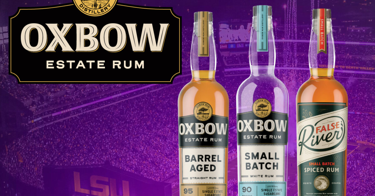 Oxbow Rum Distillery Named Official Rum of LSU Athletics Craft