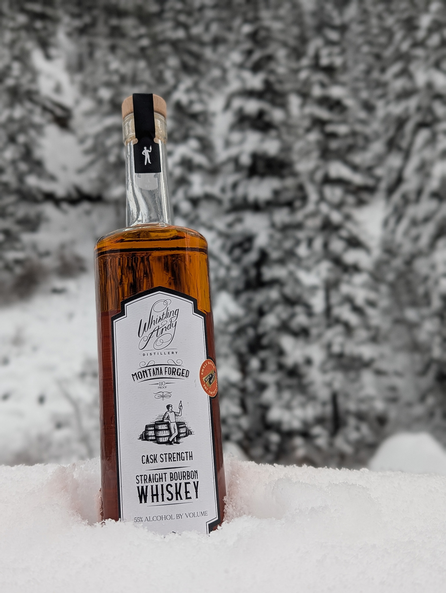 Whistling Andy Unveils Montana Forged Cask Strength Bourbon